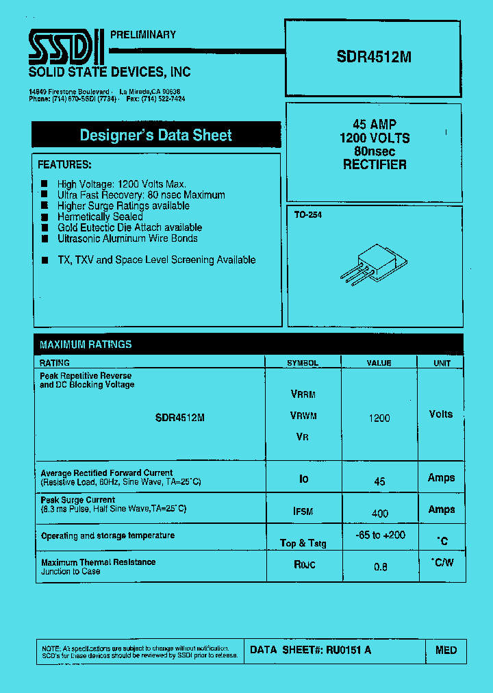 SDR4512M_1306653.PDF Datasheet