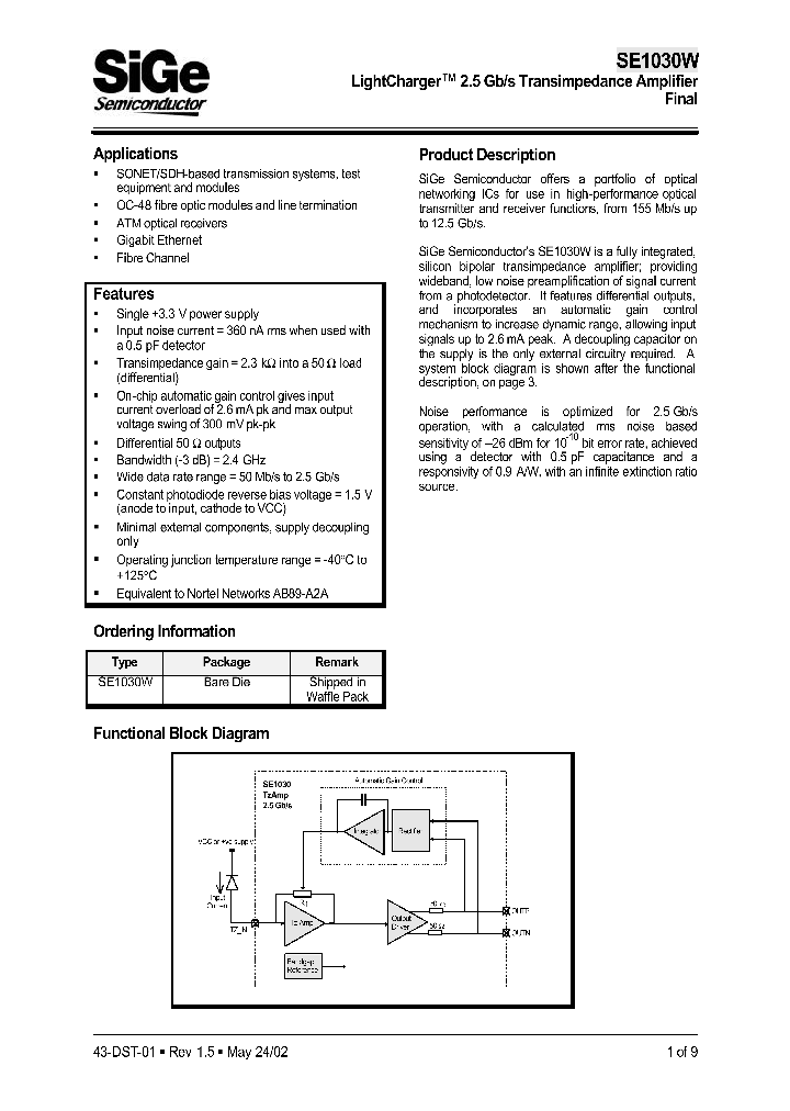 SE1030W_1306806.PDF Datasheet