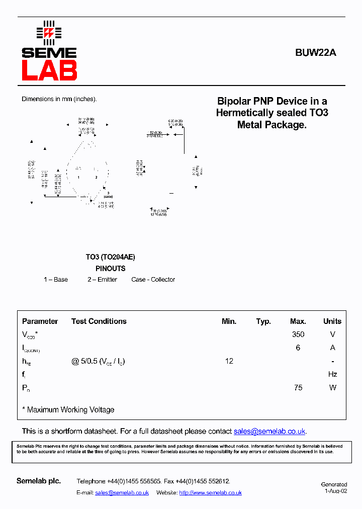 SFBUW22A_1307093.PDF Datasheet