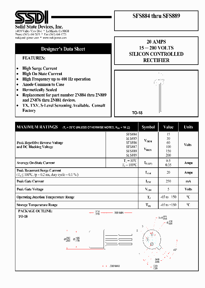 SFS889_1307800.PDF Datasheet