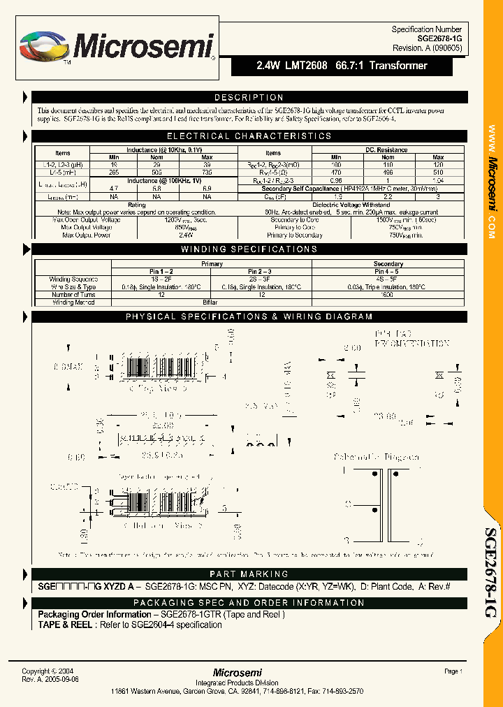 SGE2678-1G_1058910.PDF Datasheet