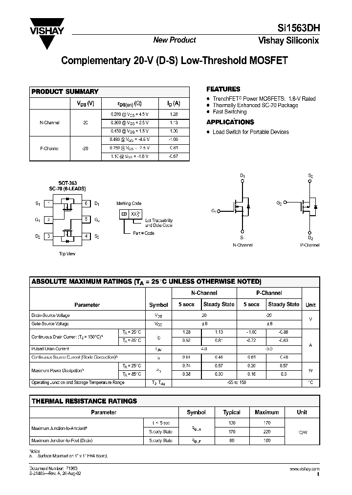 SI1563DH_1308612.PDF Datasheet