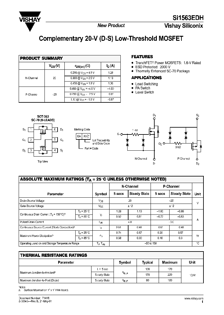 SI1563EDH_1308613.PDF Datasheet