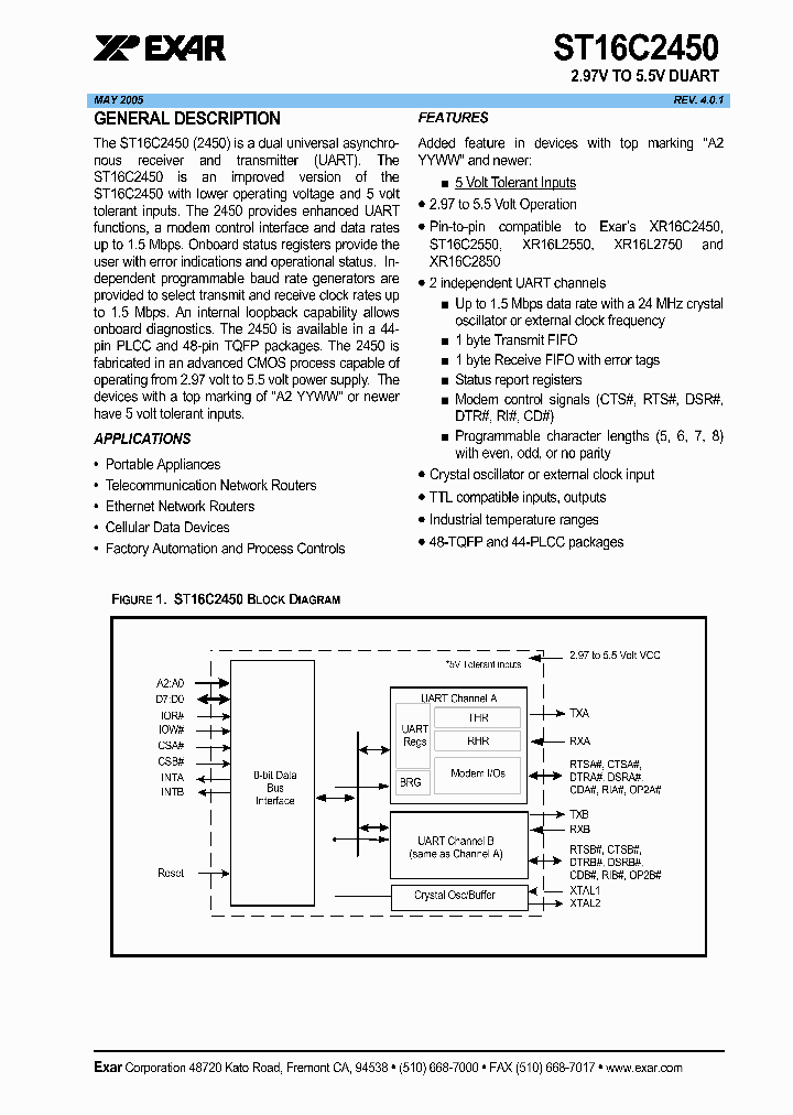 ST16C2450CJ44_1188619.PDF Datasheet