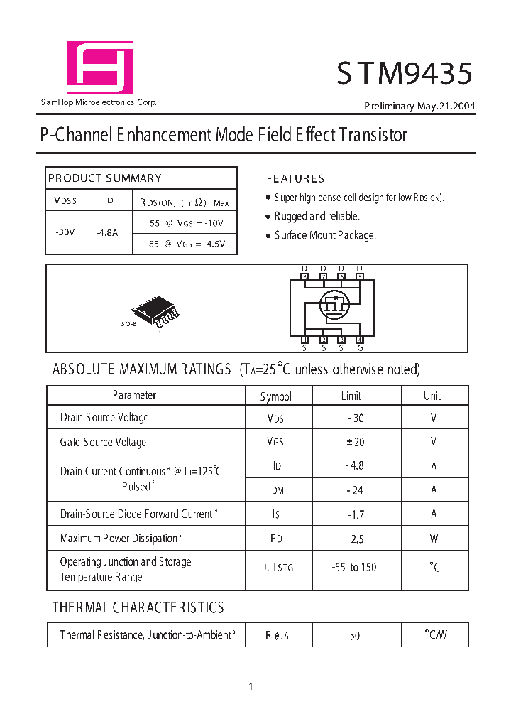 STM9435_1318780.PDF Datasheet