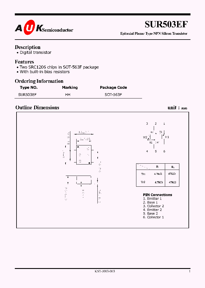 SUR503EF_1319893.PDF Datasheet