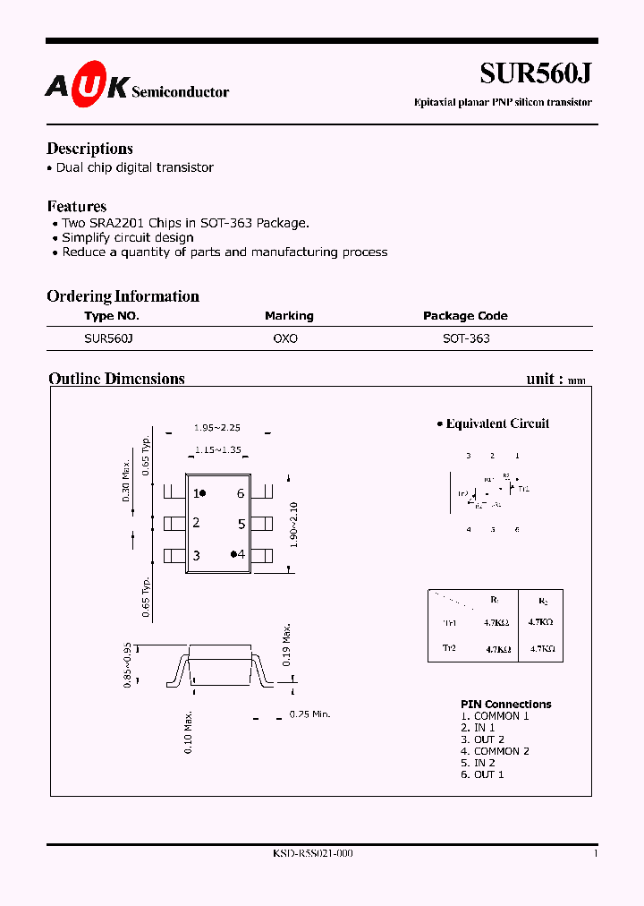 SUR560J_1080750.PDF Datasheet