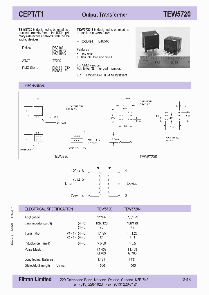 TEW5720_1105808.PDF Datasheet