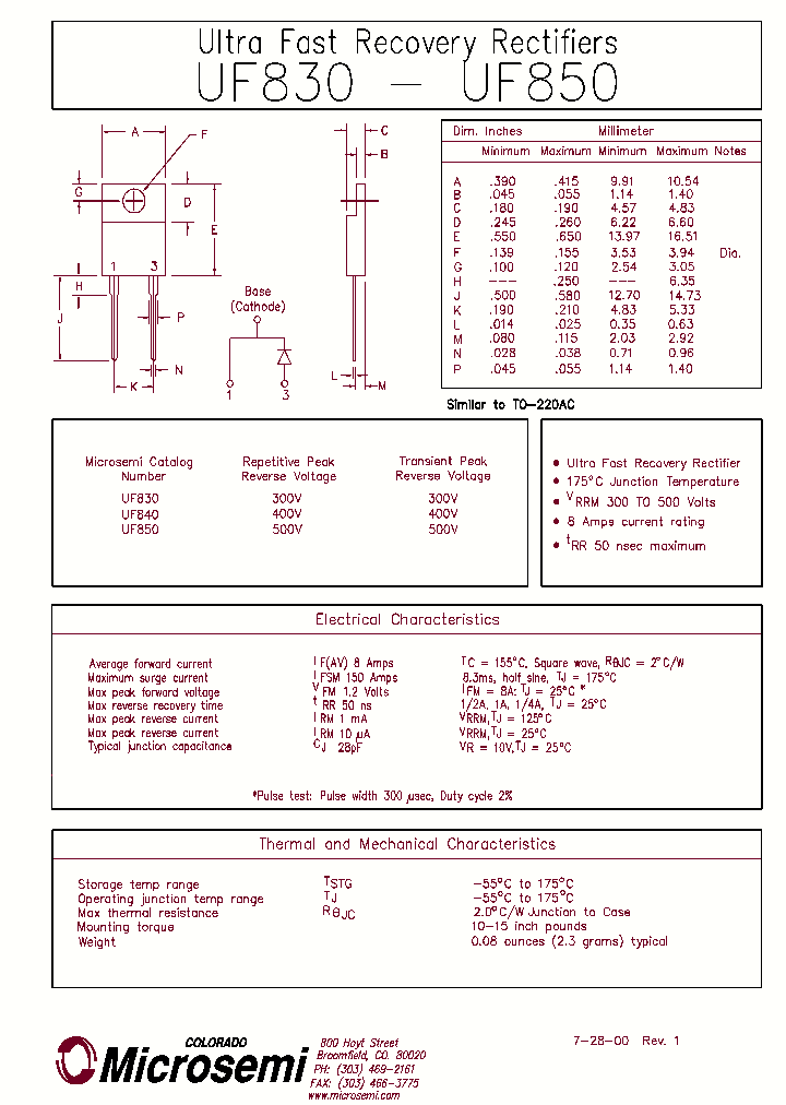 UF850_1179624.PDF Datasheet