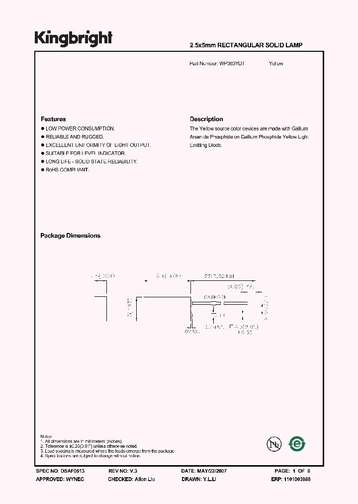 WP383YDT_1336535.PDF Datasheet