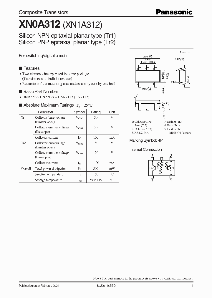 XN0A312_1150675.PDF Datasheet