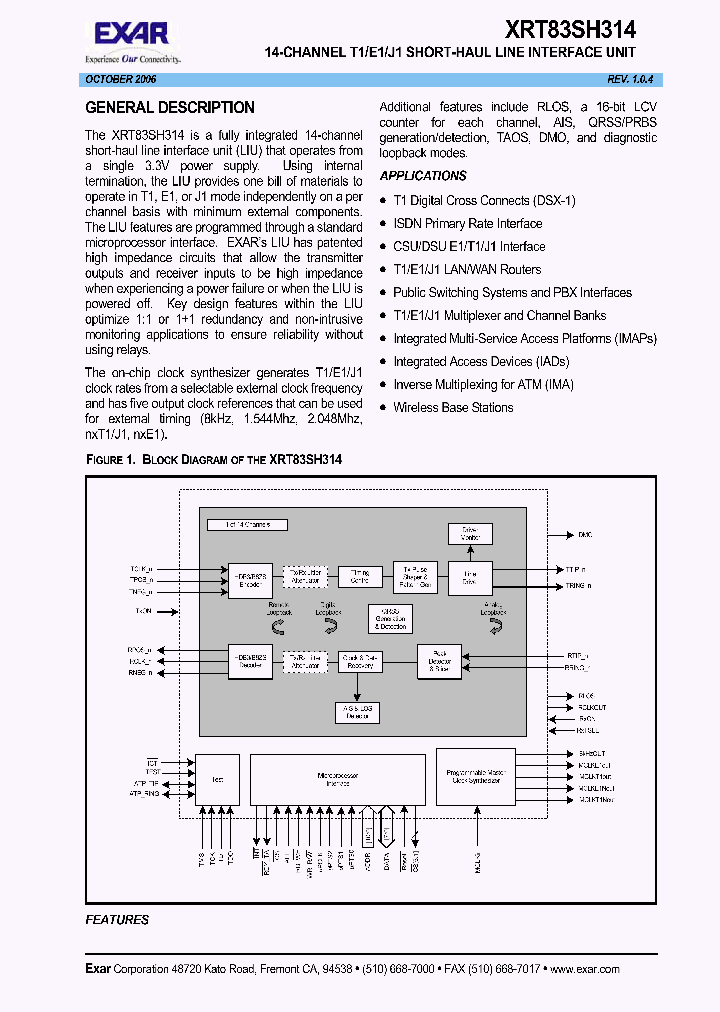 XRT83SH3140610_1338413.PDF Datasheet