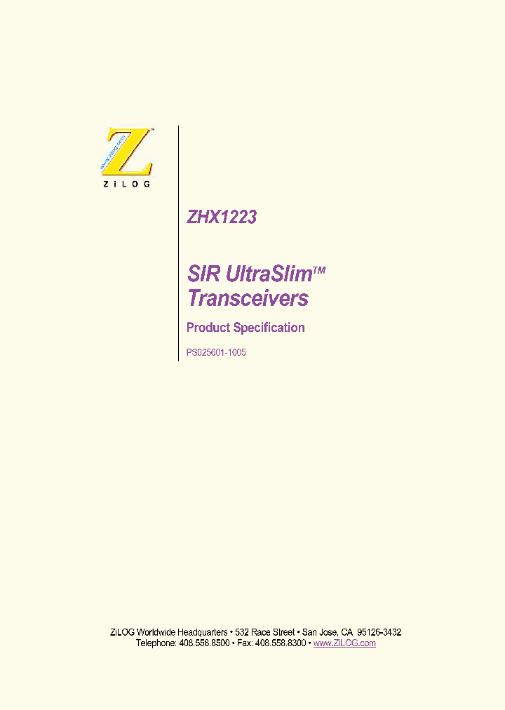 ZHX1223TB115THTR_1339068.PDF Datasheet