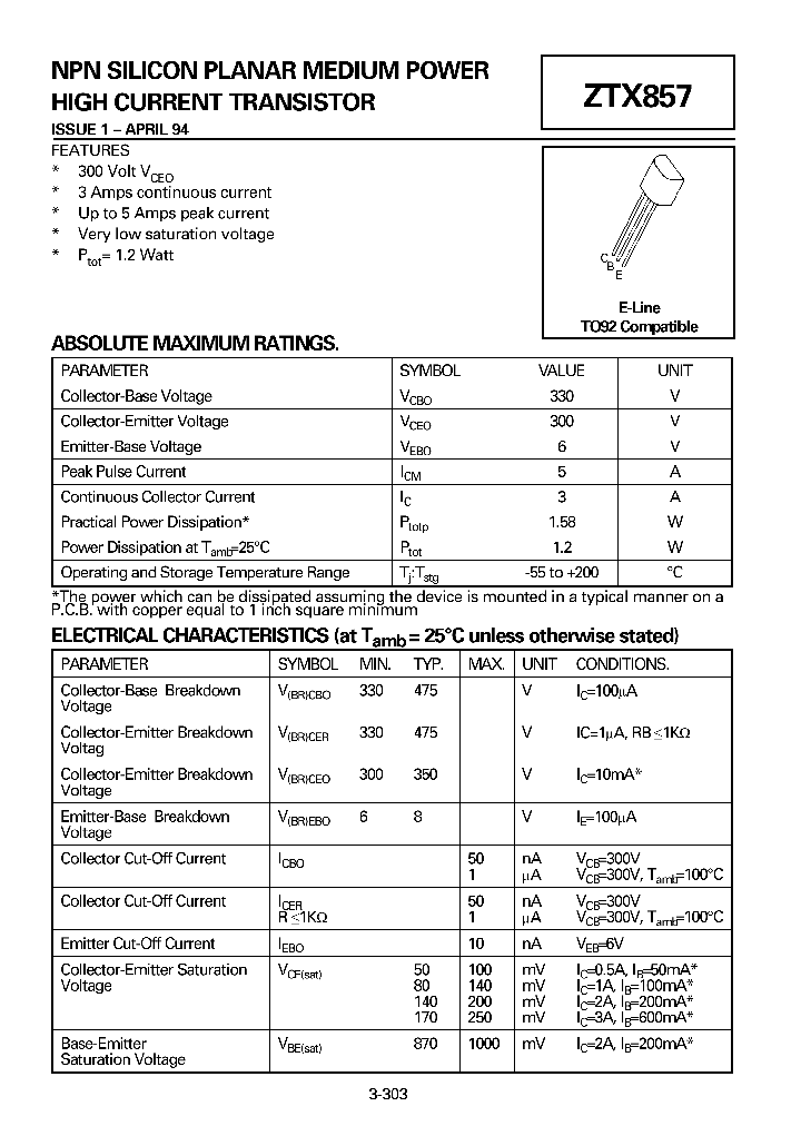 ZTX857_1136092.PDF Datasheet