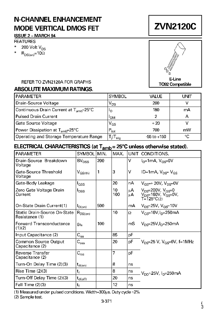 ZVN2120C_1339634.PDF Datasheet