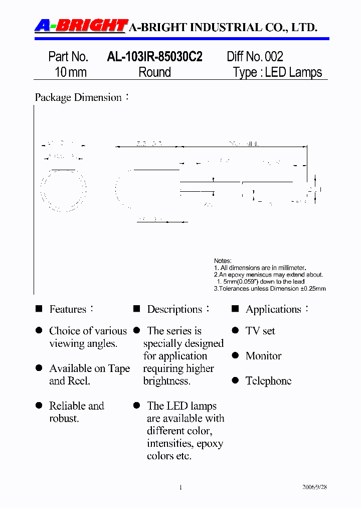 AL-103IR-85030C2_4145052.PDF Datasheet