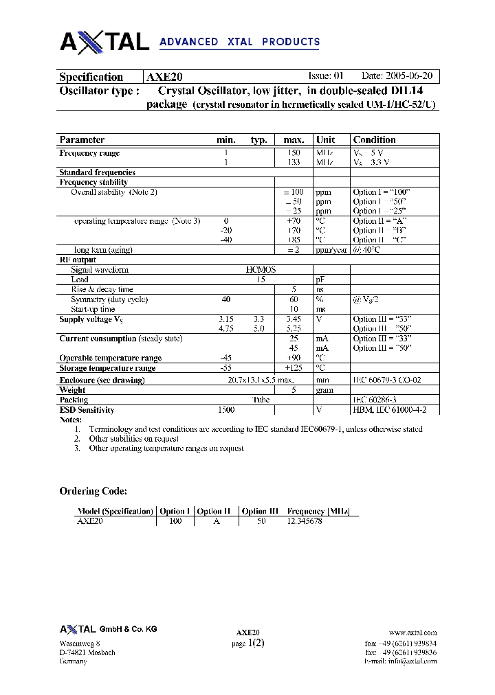 AXE20_4148714.PDF Datasheet