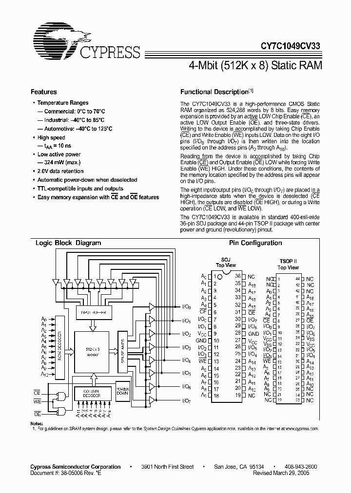 CY7C1049CV33-20VC_4152619.PDF Datasheet