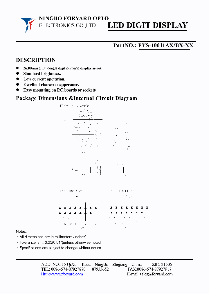 FYS-10011BX-0_4139575.PDF Datasheet