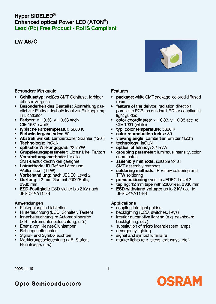 LWA67C-T2U2-5K8L_4130102.PDF Datasheet