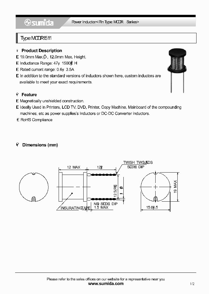 MCDR1511_4136381.PDF Datasheet