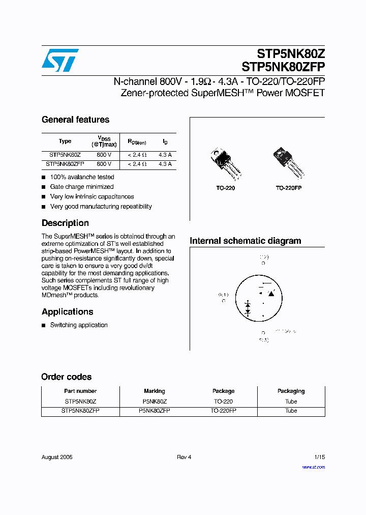 P5NK80Z_4164377.PDF Datasheet