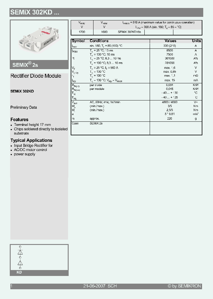 SEMIX302KD_4131304.PDF Datasheet