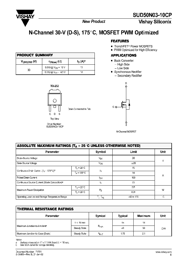 SUD50N03-10CP_4102503.PDF Datasheet