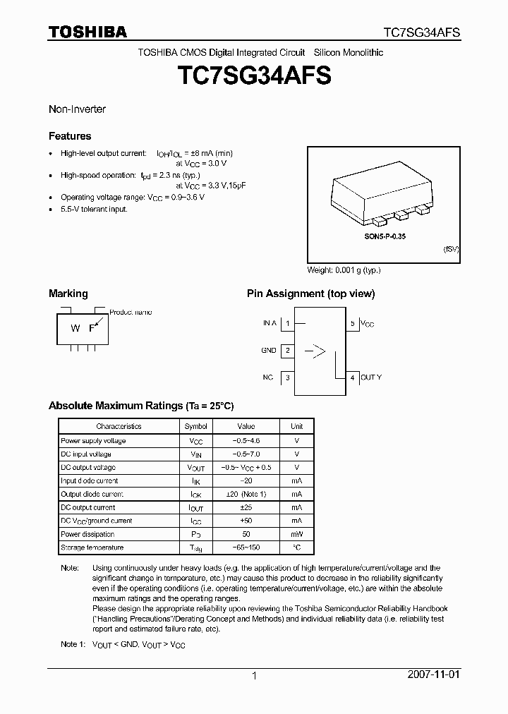 TC7SG34AFS_4125189.PDF Datasheet