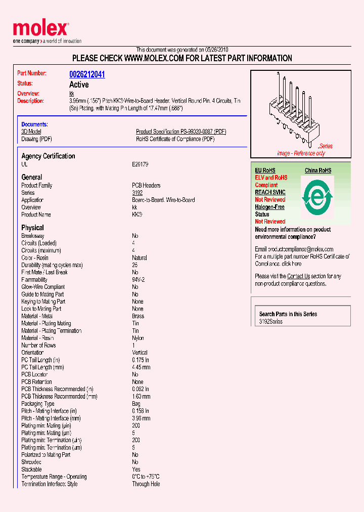 0026212041_4917200.PDF Datasheet