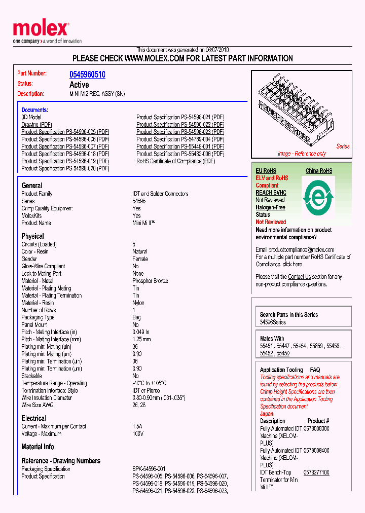 0545960510_4844657.PDF Datasheet