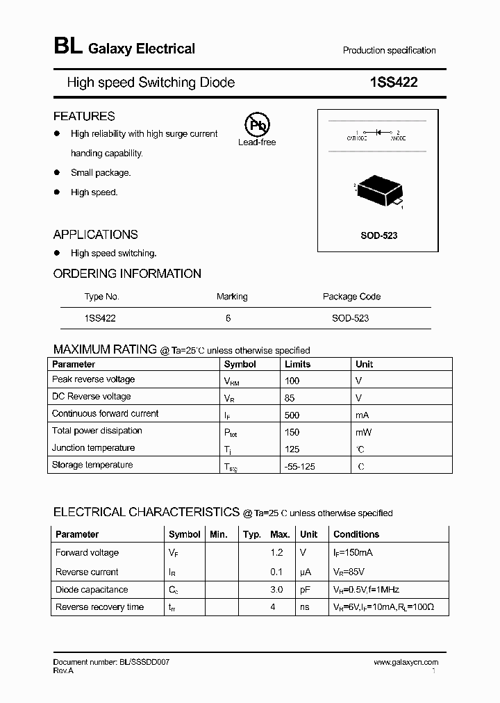 1SS422_4226974.PDF Datasheet