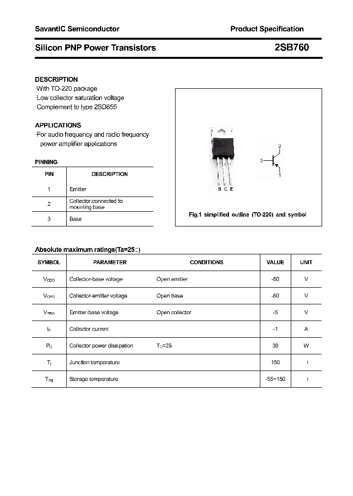 2SB760_4393862.PDF Datasheet