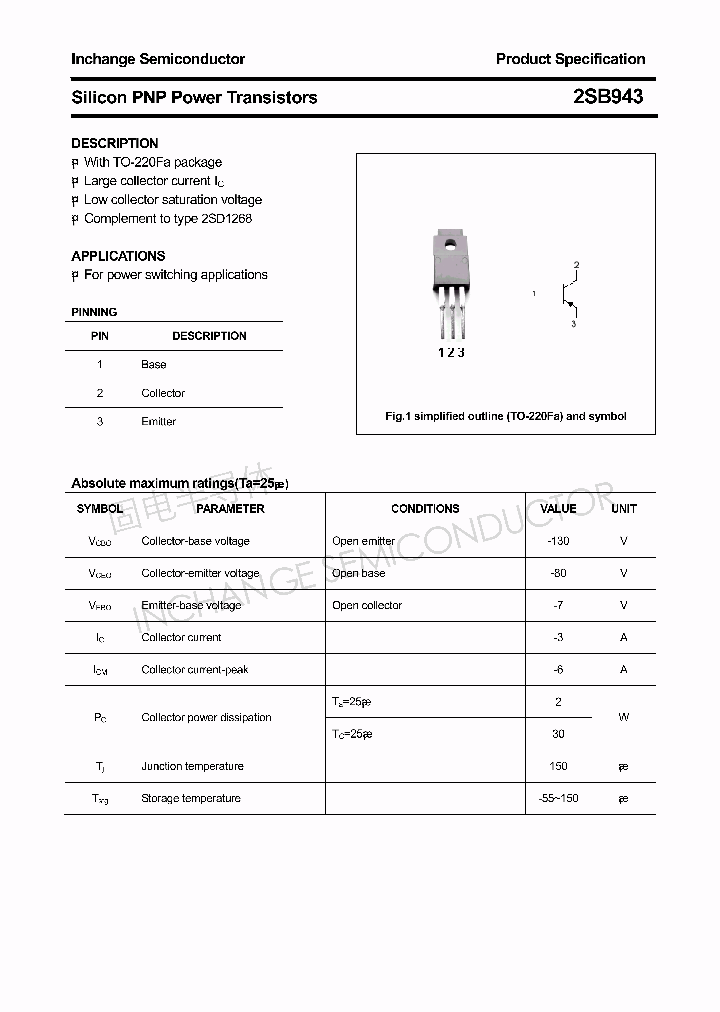 2SB943_4395552.PDF Datasheet