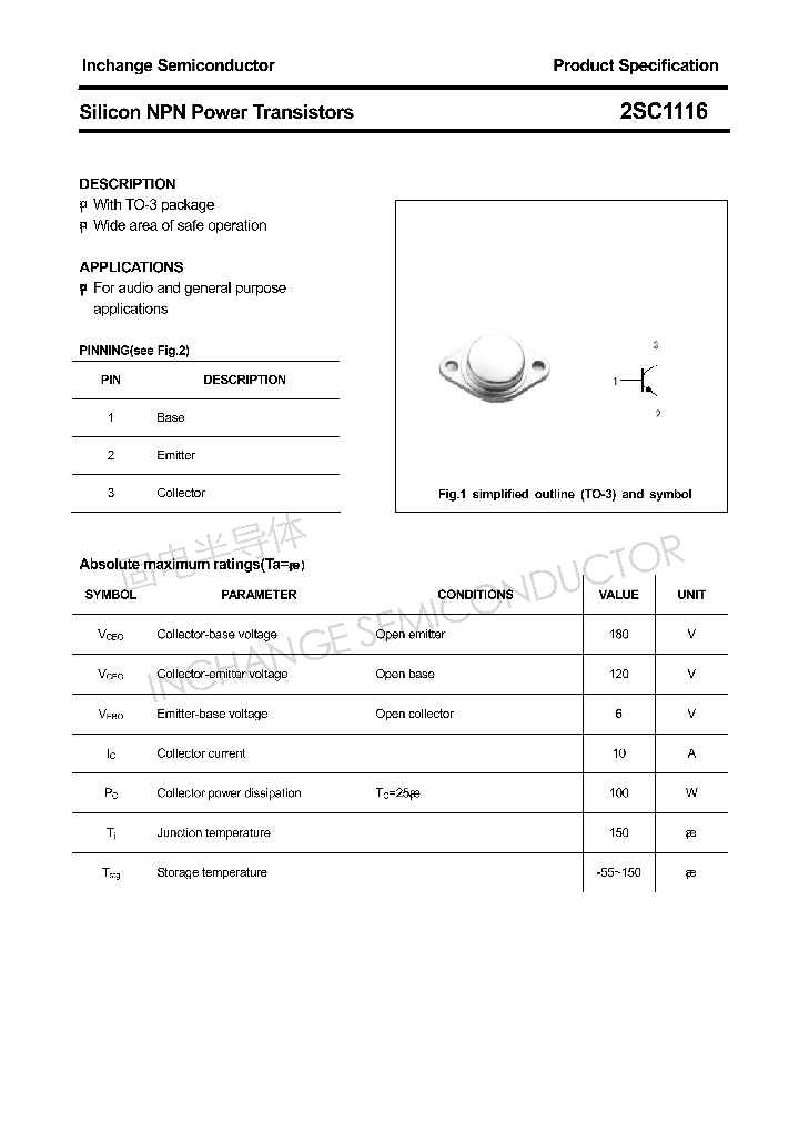 2SC1116_4305951.PDF Datasheet