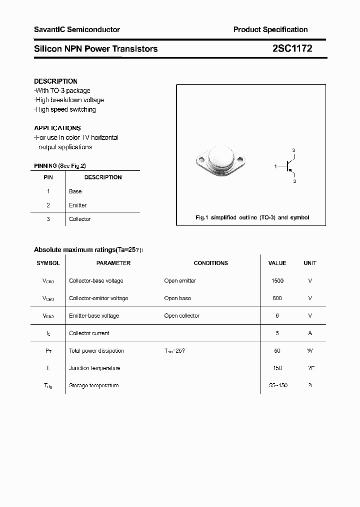 2SC1172_4868519.PDF Datasheet