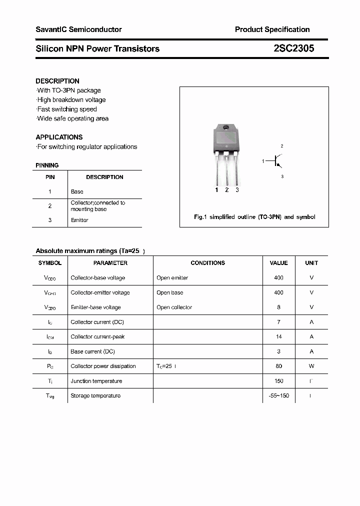 2SC2305_4392457.PDF Datasheet