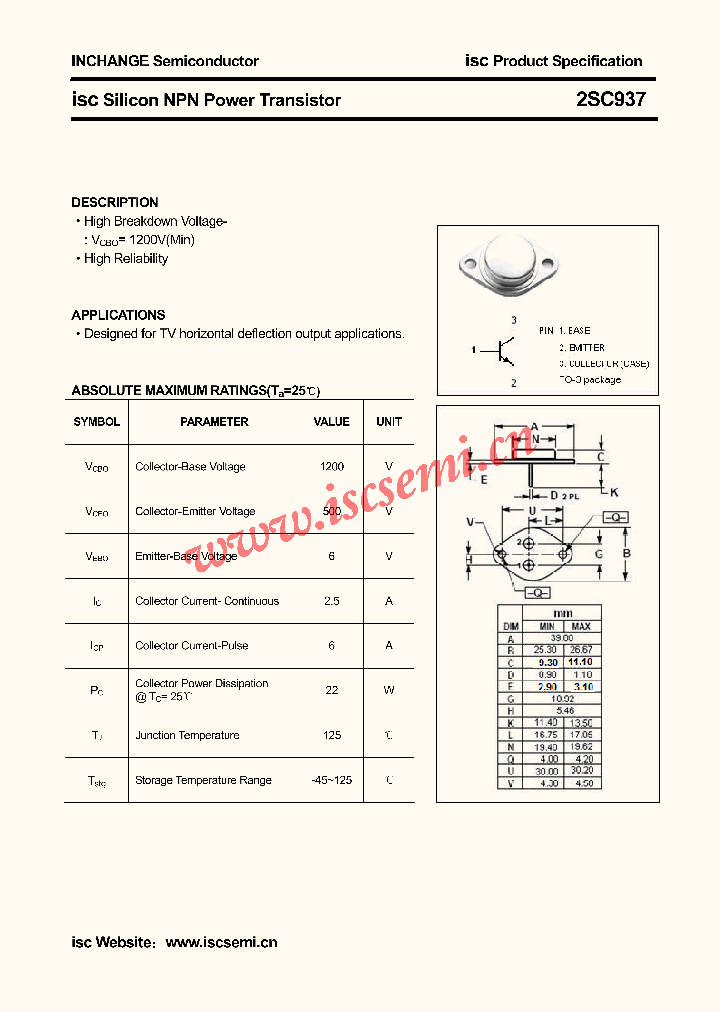 2SC937_4599654.PDF Datasheet