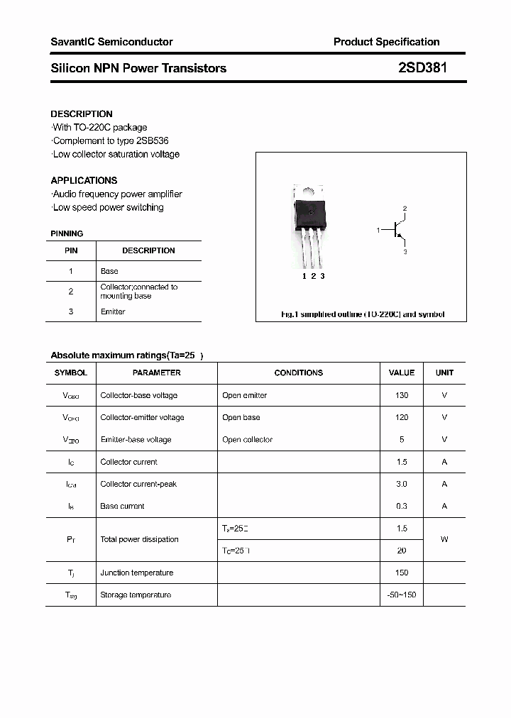 2SD381_4413156.PDF Datasheet