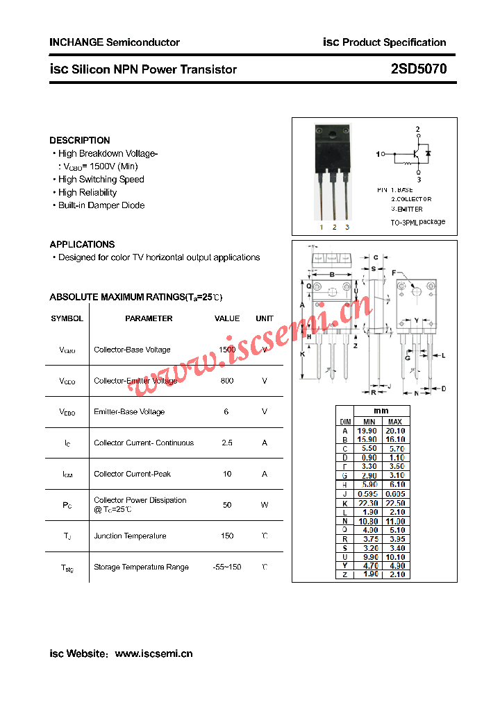 2SD5070_4535642.PDF Datasheet