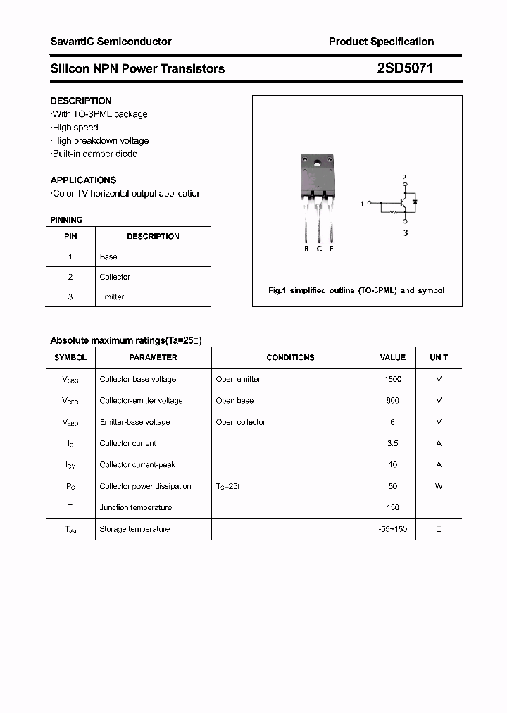 2SD5071_4421408.PDF Datasheet