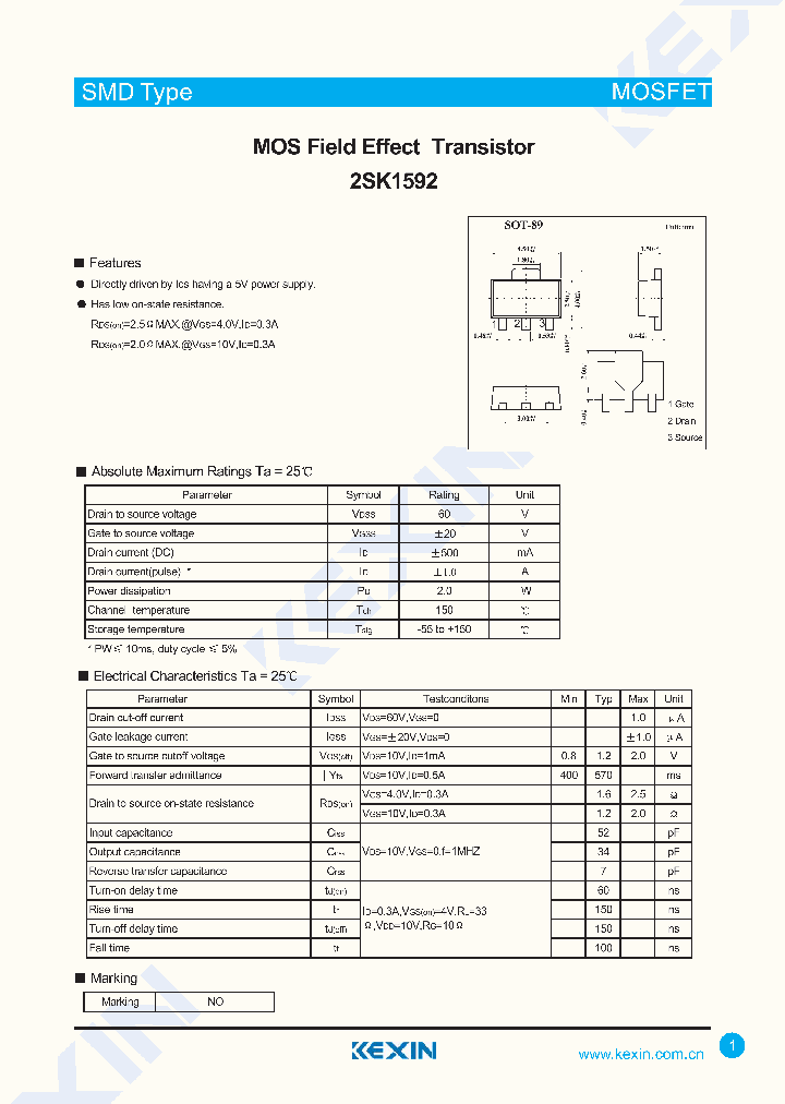 2SK1592_4283610.PDF Datasheet