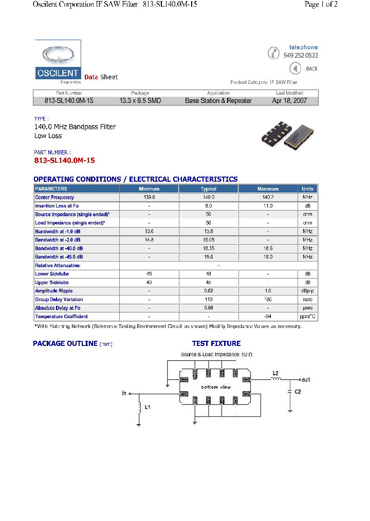 813-SL1400M-15_4529753.PDF Datasheet