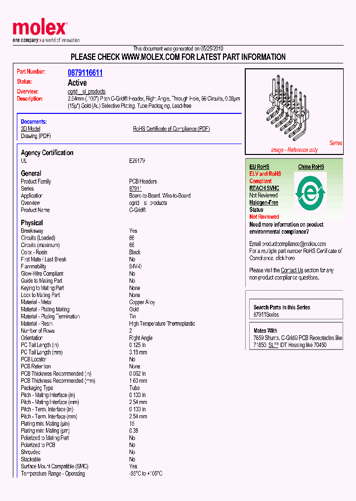 87911-6611_4916698.PDF Datasheet