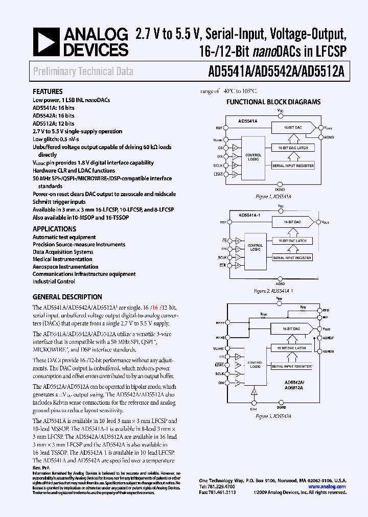 AD5541ABRMZ_4585355.PDF Datasheet