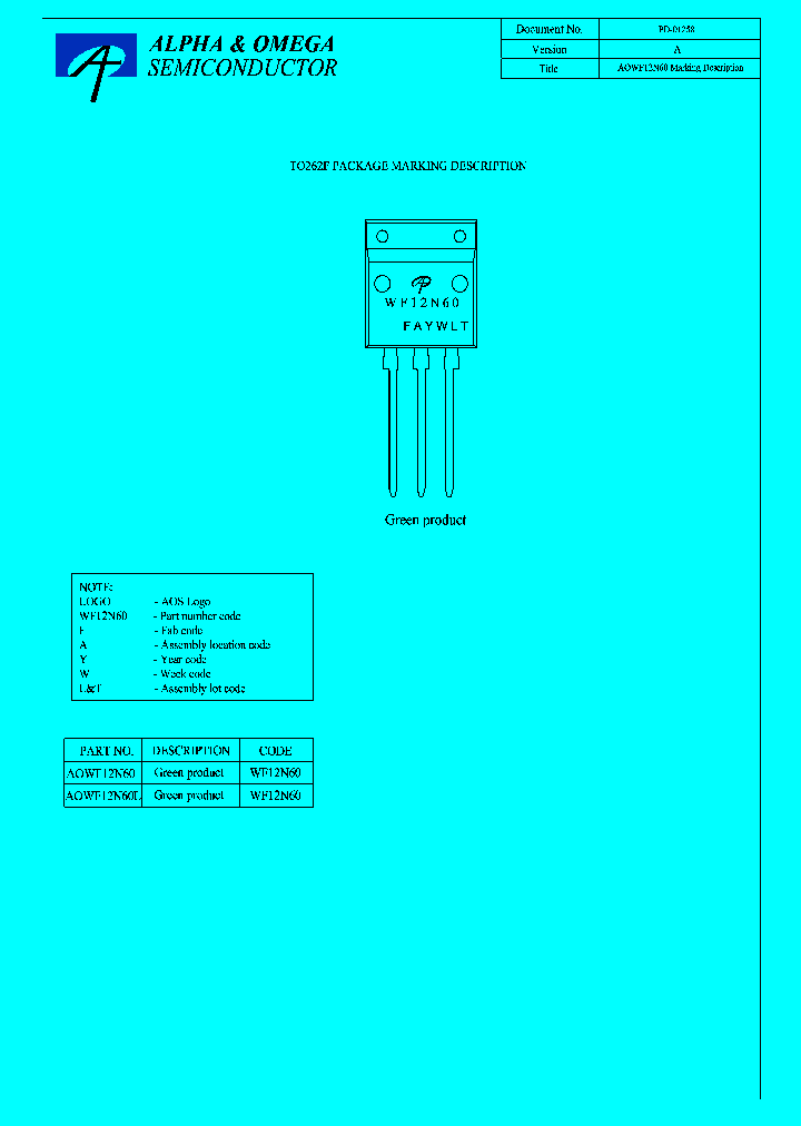 AOWF12N60_4848057.PDF Datasheet