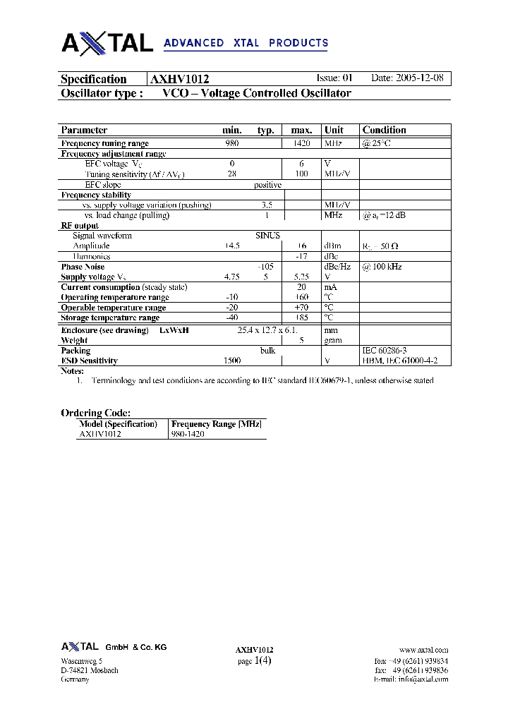 AXHV1012_4194053.PDF Datasheet