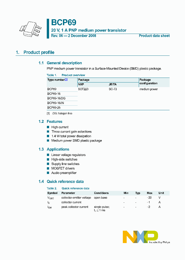 BCP69_4282162.PDF Datasheet