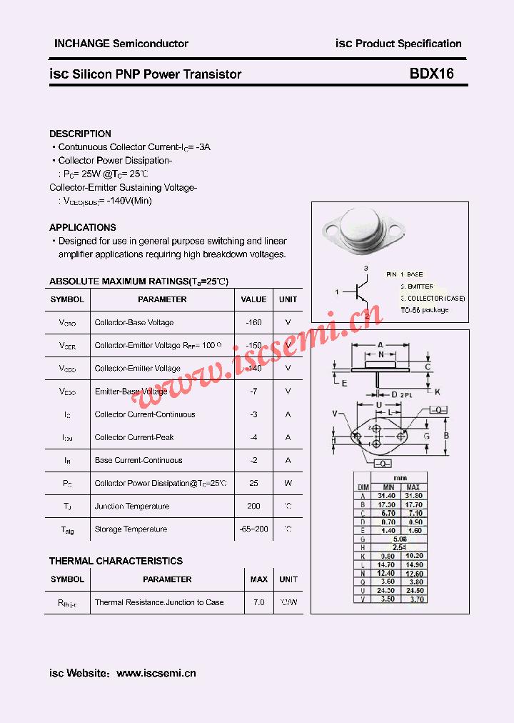 BDX16_4472289.PDF Datasheet