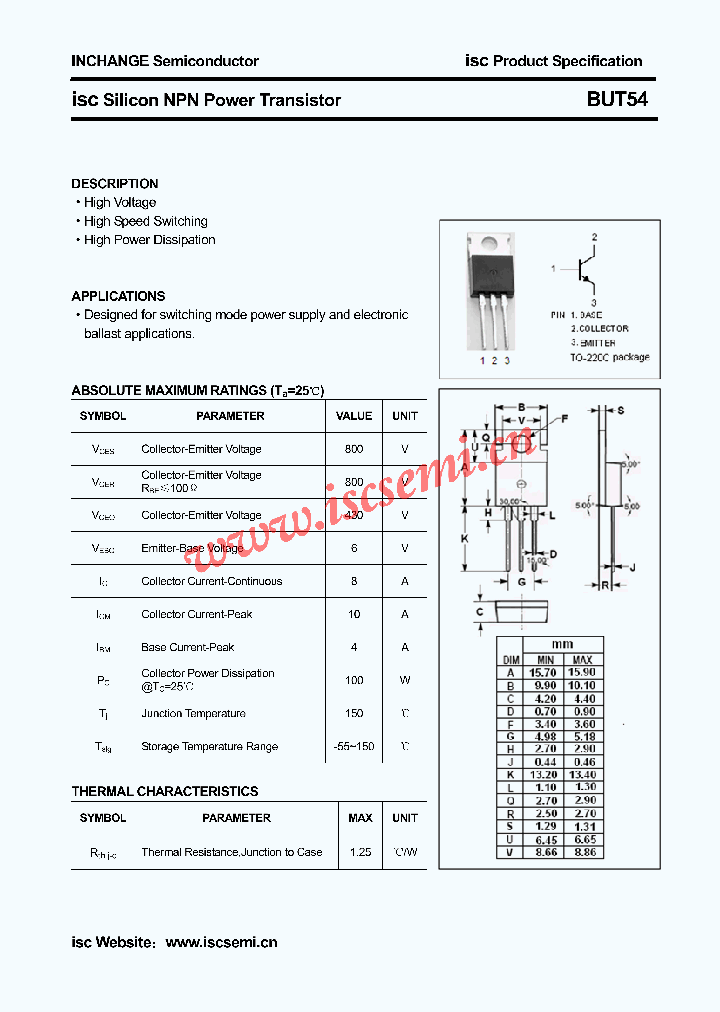 BUT54_4735563.PDF Datasheet